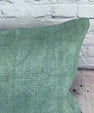 16 x 24 Hemp Pillow Turkish Cushion Natural Spanish Green Pillow Cushion Cover #6410