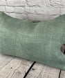 16 x 24 Hemp Pillow Turkish Cushion Natural Spanish Green Pillow Cushion Cover #6411