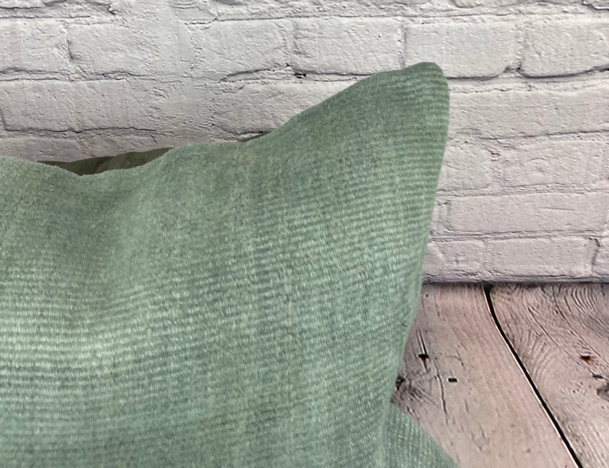 16 x 24 Hemp Pillow Turkish Cushion Natural Spanish Green Pillow Cushion Cover #6411