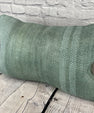 16 x 24 Hemp Pillow Turkish Cushion Natural Spanish Green Pillow Cushion Cover #6408