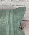 16 x 24 Hemp Pillow Turkish Cushion Natural Spanish Green Pillow Cushion Cover #6408