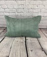 16 x 24 Hemp Pillow Turkish Cushion Natural Spanish Green Pillow Cushion Cover #6045