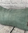 16 x 24 Hemp Pillow Turkish Cushion Natural Spanish Green Pillow Cushion Cover #6045