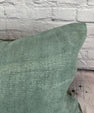 16 x 24 Hemp Pillow Turkish Cushion Natural Spanish Green Pillow Cushion Cover #6033