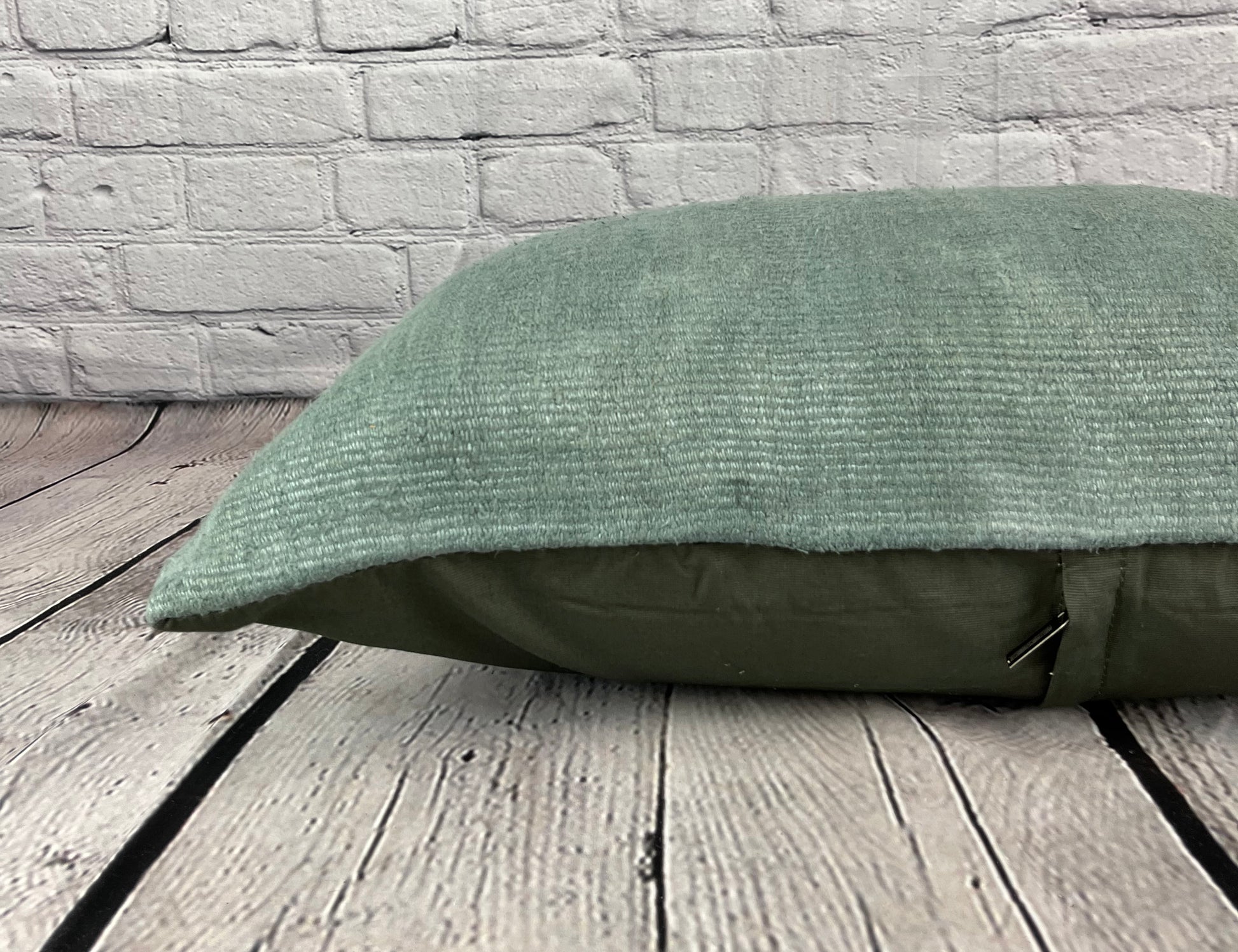 16 x 24 Hemp Pillow Turkish Cushion Natural Spanish Green Pillow Cushion Cover #6033