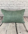 16 x 24 Hemp Pillow Turkish Cushion Natural Spanish Green Pillow Cushion Cover #6037