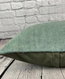 16 x 24 Hemp Pillow Turkish Cushion Natural Spanish Green Pillow Cushion Cover #6037
