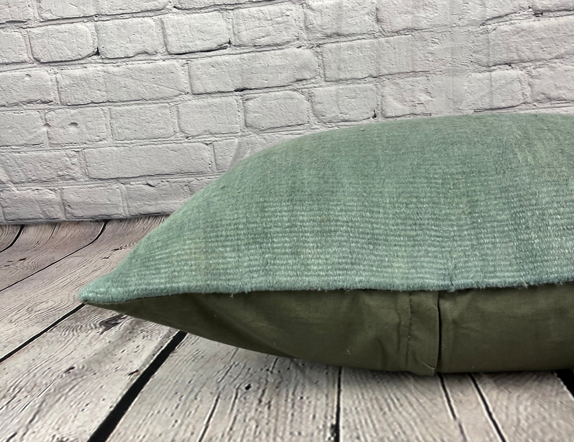 16 x 24 Hemp Pillow Turkish Cushion Natural Spanish Green Pillow Cushion Cover #6037