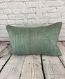 16 x 24 Hemp Pillow Turkish Cushion Natural Spanish Green Pillow Cushion Cover #6035
