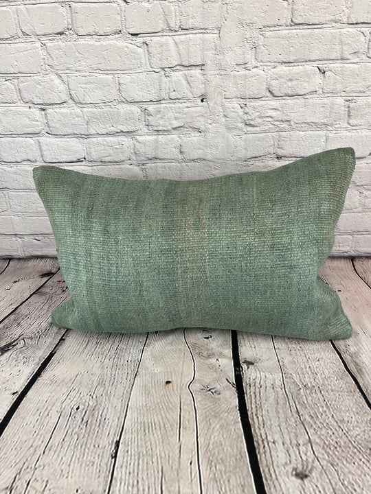16 x 24 Hemp Pillow Turkish Cushion Natural Spanish Green Pillow Cushion Cover #6035