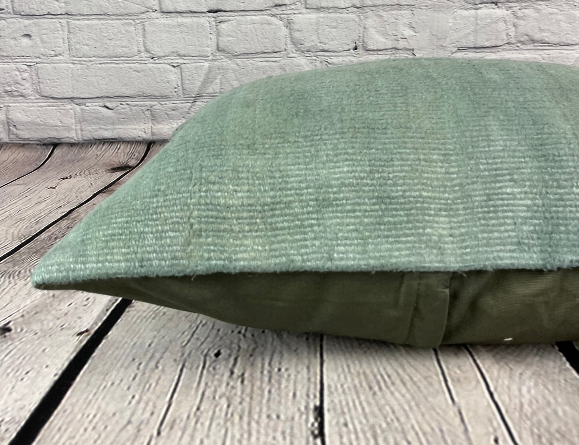16 x 24 Hemp Pillow Turkish Cushion Natural Spanish Green Pillow Cushion Cover #6031