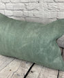 16 x 24 Hemp Pillow Turkish Cushion Natural Spanish Green Pillow Cushion Cover #6036