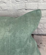 16 x 24 Hemp Pillow Turkish Cushion Natural Spanish Green Pillow Cushion Cover #6036