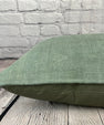 16 x 24 Hemp Pillow Turkish Cushion Natural Spanish Green Pillow Cushion Cover #6036