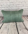 16 x 24 Hemp Pillow Turkish Cushion Natural Spanish Green Pillow Cushion Cover #6040