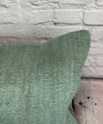 16 x 24 Hemp Pillow Turkish Cushion Natural Spanish Green Pillow Cushion Cover #6040