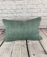 16 x 24 Hemp Pillow Turkish Cushion Natural Spanish Green Pillow Cushion Cover #6041