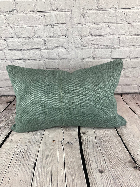16 x 24 Hemp Pillow Turkish Cushion Natural Spanish Green Pillow Cushion Cover #6041