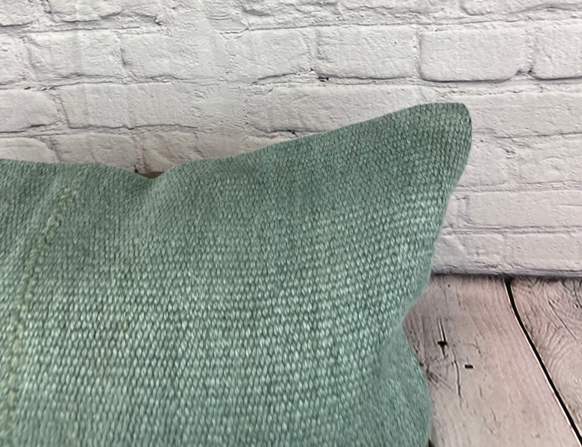 16 x 24 Hemp Pillow Turkish Cushion Natural Spanish Green Pillow Cushion Cover #6041