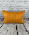 16 x 24 Hemp Pillow Turkish Cushion Natural Orange Pillow Cushion Cover #6259