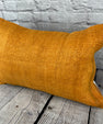 16 x 24 Hemp Pillow Turkish Cushion Natural Orange Pillow Cushion Cover #6259