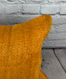 16 x 24 Hemp Pillow Turkish Cushion Natural Orange Pillow Cushion Cover #6259