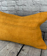 16 x 24 Hemp Pillow Turkish Cushion Natural Orange Pillow Cushion Cover #6263
