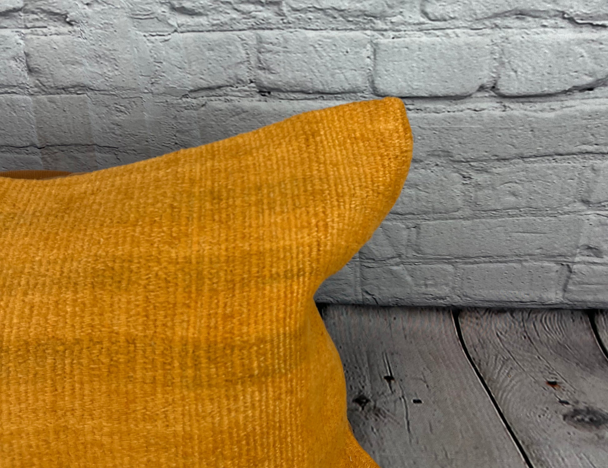 16 x 24 Hemp Pillow Turkish Cushion Natural Orange Pillow Cushion Cover #6263