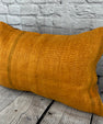 16 x 24 Hemp Pillow Turkish Cushion Natural Orange Pillow Cushion Cover #6266