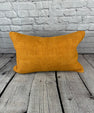 16 x 24 Hemp Pillow Turkish Cushion Natural Orange Pillow Cushion Cover #6268