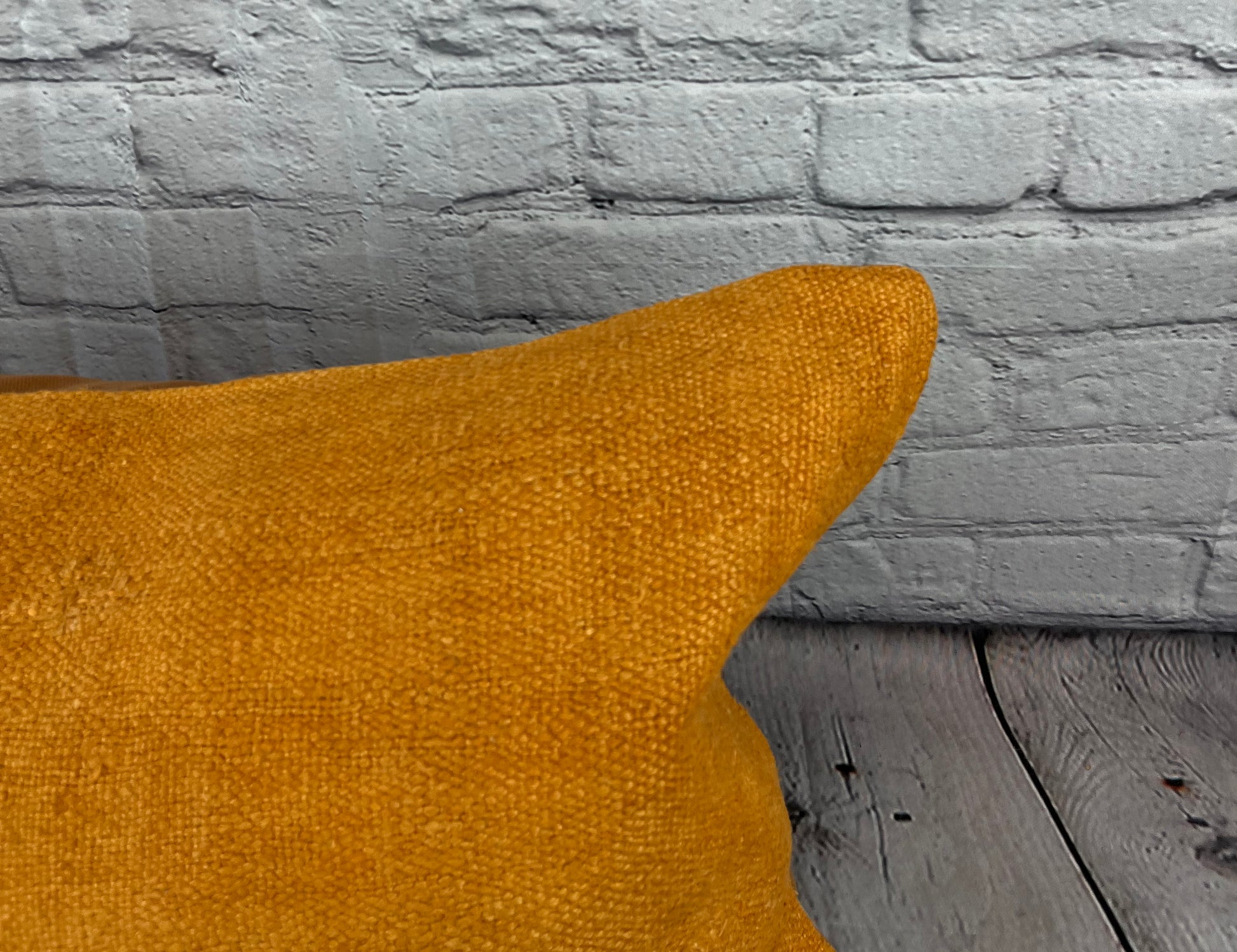 16 x 24 Hemp Pillow Turkish Cushion Natural Orange Pillow Cushion Cover #6268
