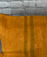 16 x 24 Hemp Pillow Turkish Cushion Natural Orange Pillow Cushion Cover #6275