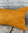 16 x 24 Hemp Pillow Turkish Cushion Natural Orange Pillow Cushion Cover #6278