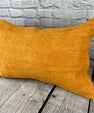 16 x 24 Hemp Pillow Turkish Cushion Natural Orange Pillow Cushion Cover #6260