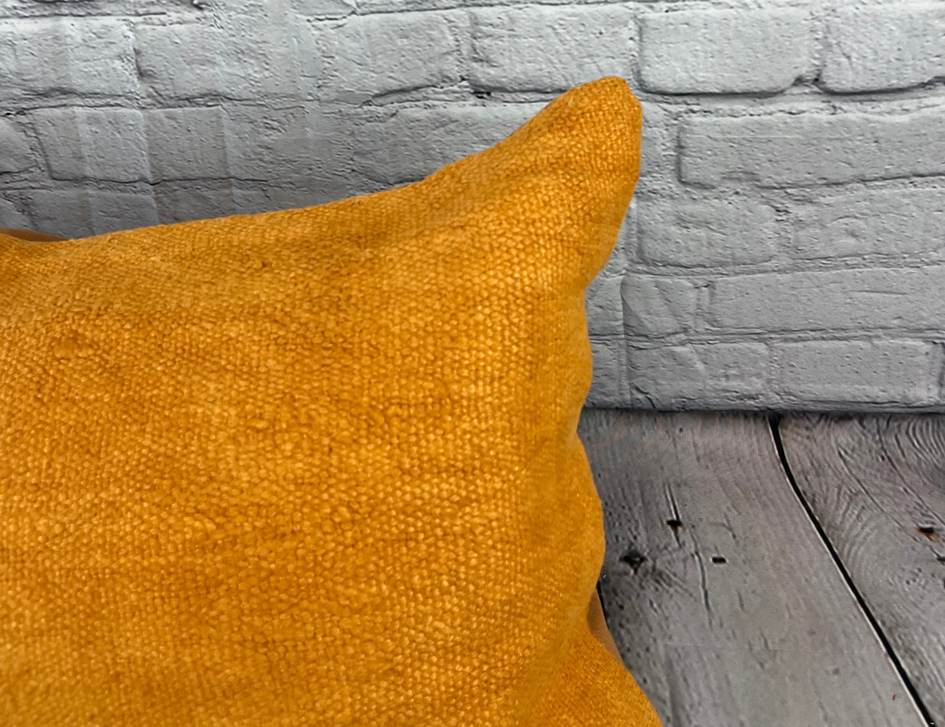 16 x 24 Hemp Pillow Turkish Cushion Natural Orange Pillow Cushion Cover #6260