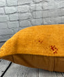 16 x 24 Hemp Pillow Turkish Cushion Natural Orange Pillow Cushion Cover #6260