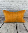 16 x 24 Hemp Pillow Turkish Cushion Natural Orange Pillow Cushion Cover #6261