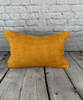 16 x 24 Hemp Pillow Turkish Cushion Natural Orange Pillow Cushion Cover #6262