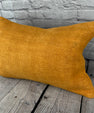 16 x 24 Hemp Pillow Turkish Cushion Natural Orange Pillow Cushion Cover #6262