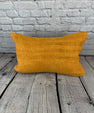 16 x 24 Hemp Pillow Turkish Cushion Natural Orange Pillow Cushion Cover #6264