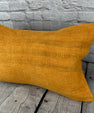 16 x 24 Hemp Pillow Turkish Cushion Natural Orange Pillow Cushion Cover #6264