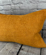 16 x 24 Hemp Pillow Turkish Cushion Natural Orange Pillow Cushion Cover #6267