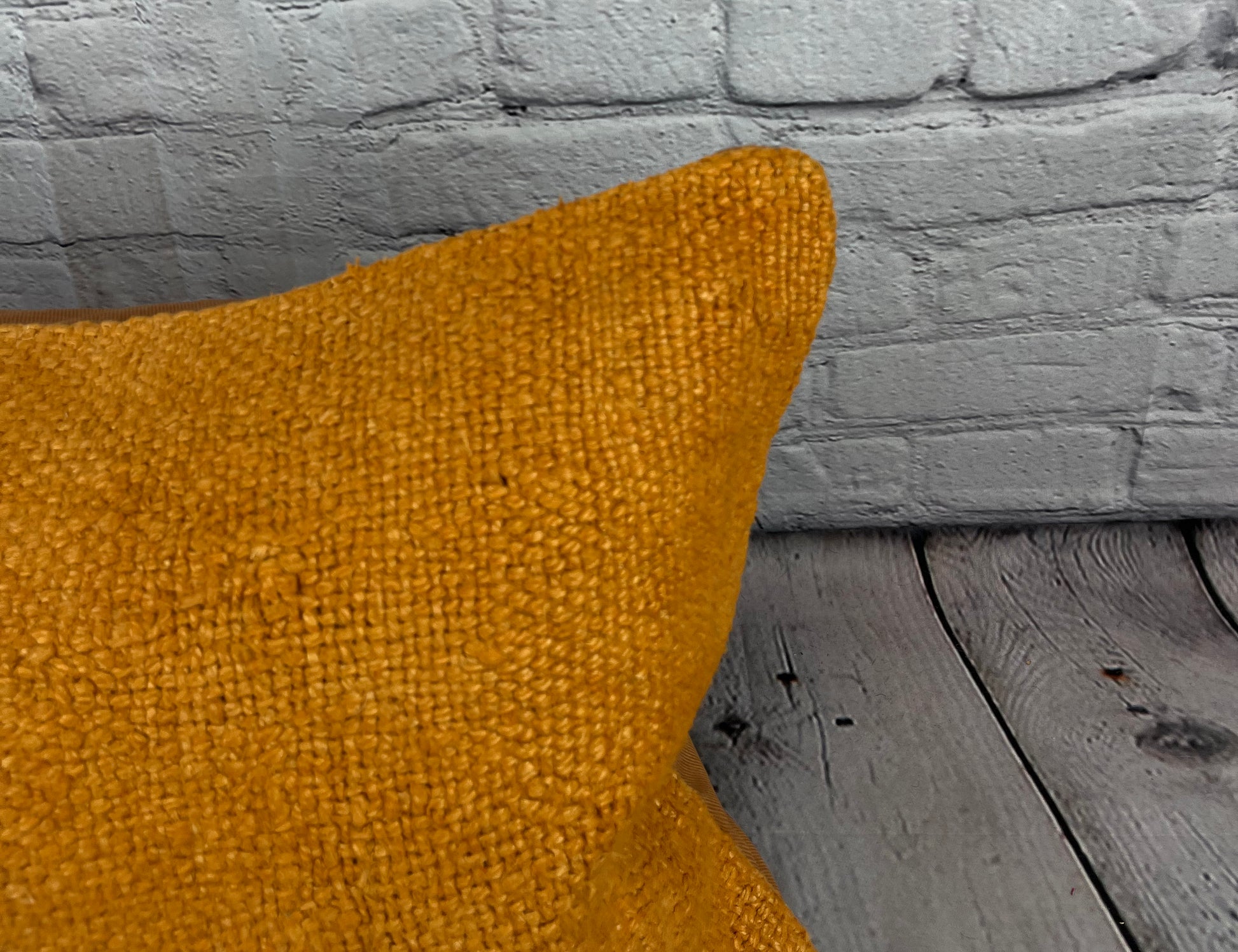 16 x 24 Hemp Pillow Turkish Cushion Natural Orange Pillow Cushion Cover #6267
