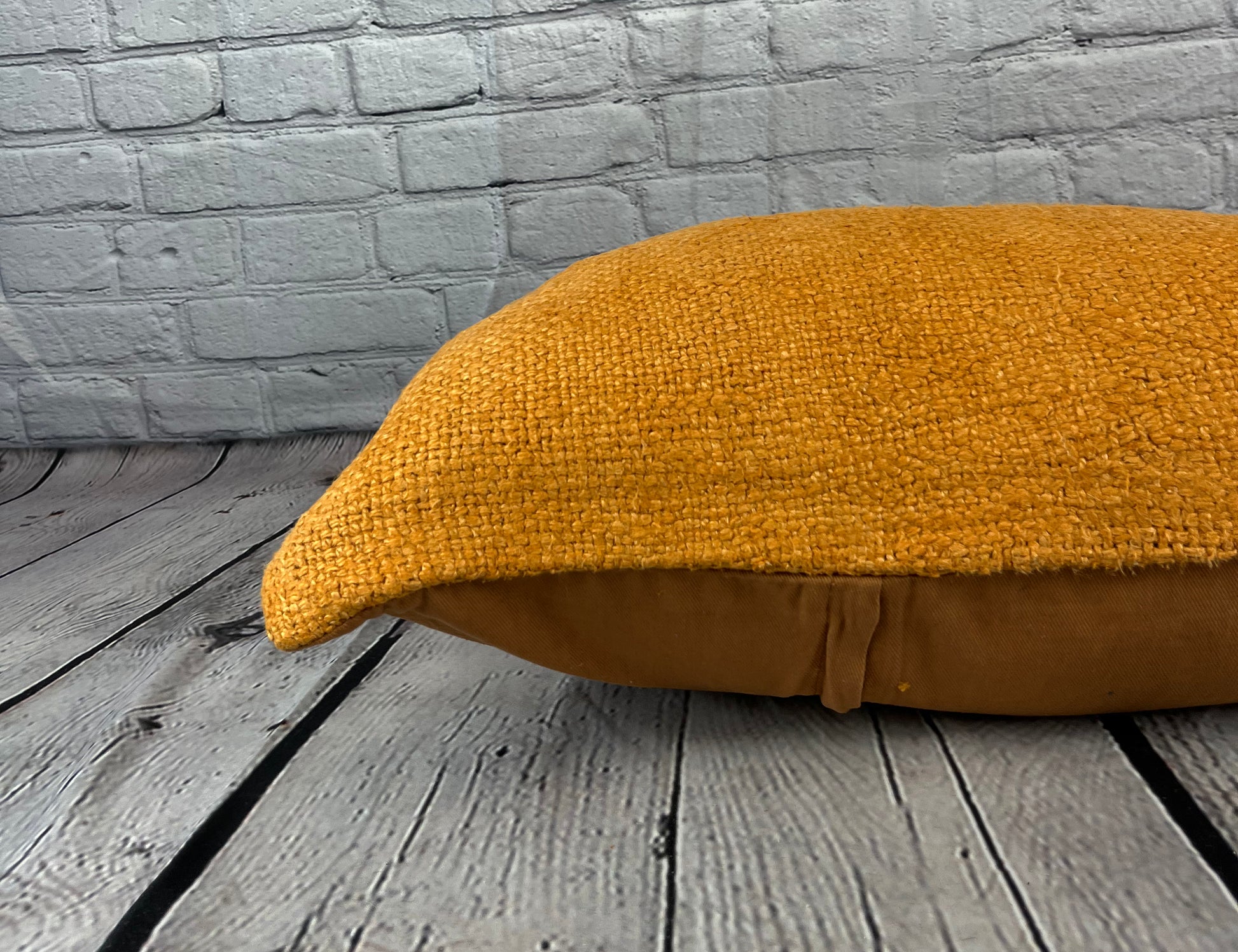 16 x 24 Hemp Pillow Turkish Cushion Natural Orange Pillow Cushion Cover #6267
