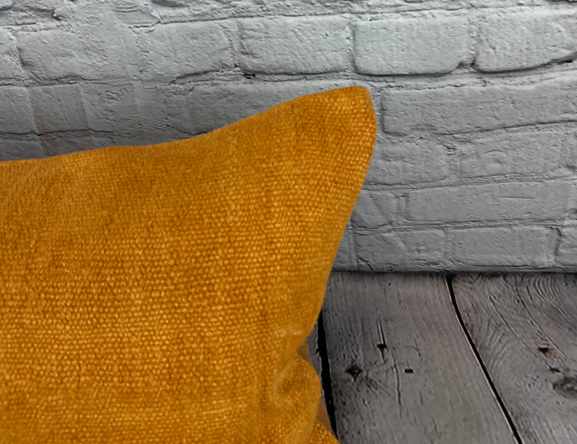 16 x 24 Hemp Pillow Turkish Cushion Natural Orange Pillow Cushion Cover #6276