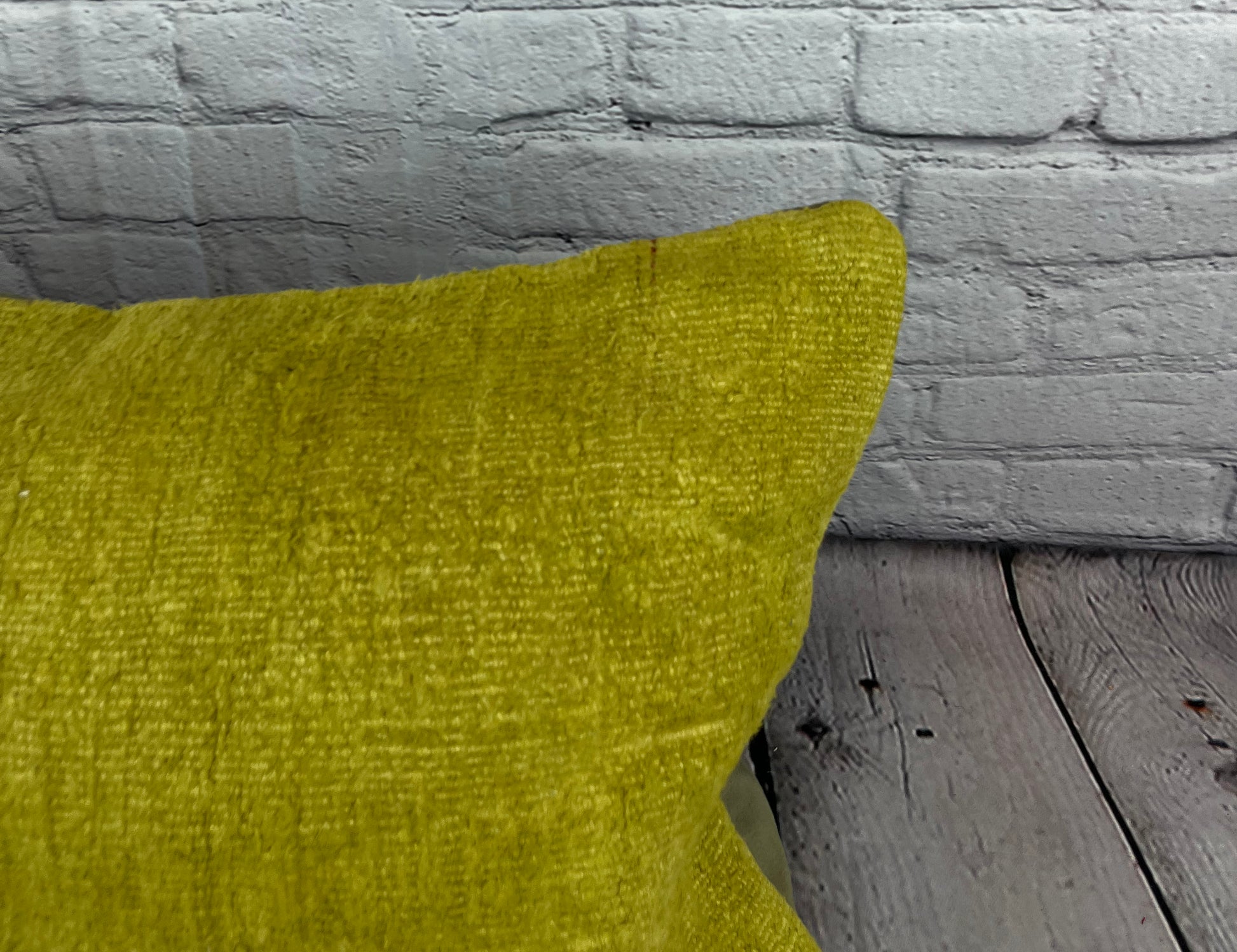 16 x 24 Hemp Pillow Turkish Cushion Natural Green Pillow Cushion Cover #6384