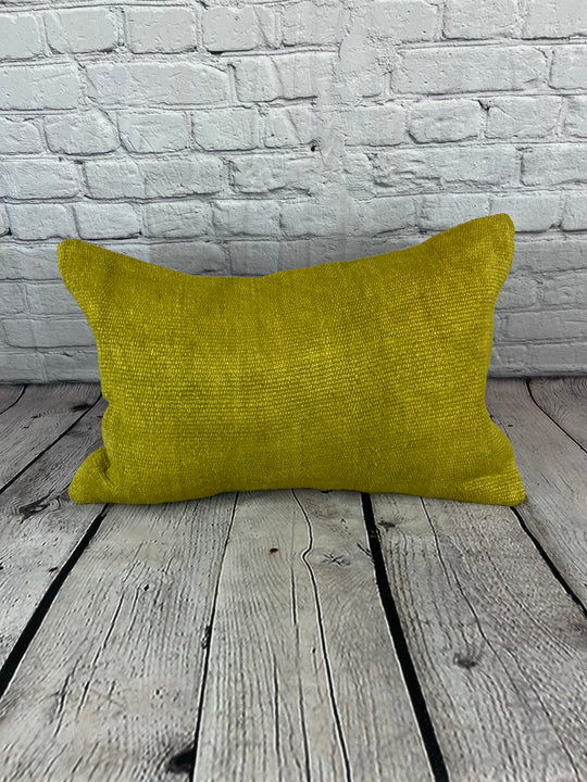 16 x 24 Hemp Pillow Turkish Cushion Natural Green Pillow Cushion Cover #6372