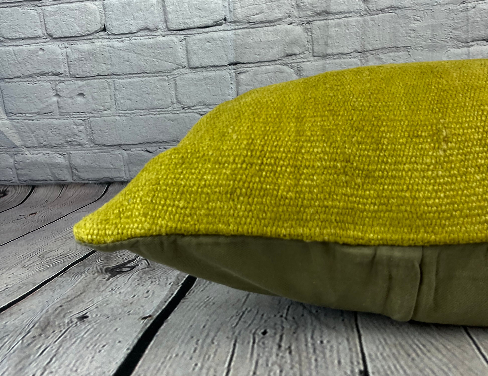 16 x 24 Hemp Pillow Turkish Cushion Natural Green Pillow Cushion Cover #6372