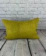 16 x 24 Hemp Pillow Turkish Cushion Natural Green Pillow Cushion Cover #6374