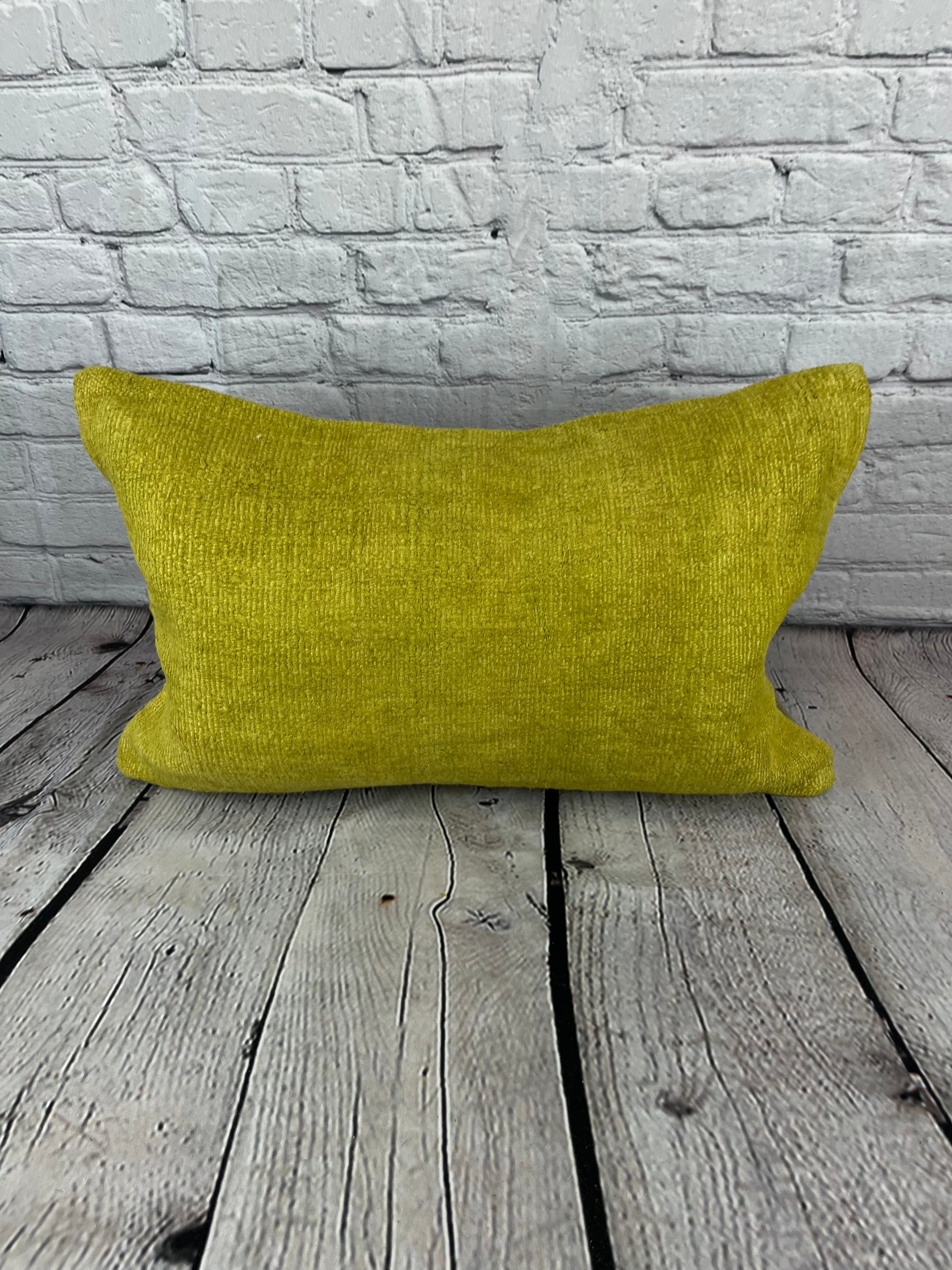 16 x 24 Hemp Pillow Turkish Cushion Natural Green Pillow Cushion Cover #6382